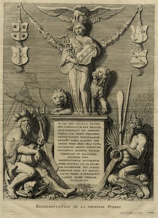 [Hubertus QUELLINUS] Representation de la premiere Pierre (…)
