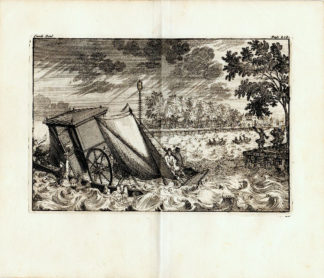The drowning of Prince Johan Willem Friso. Made by Matthys Pool. 1716.