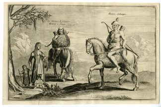 Circassian and Kalmyk Tartars [Johannes KIP after STRUYS, 1676]