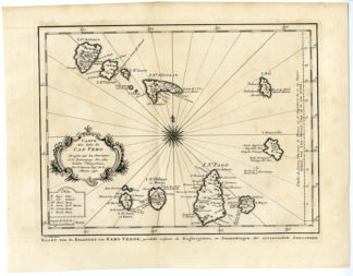 CAPE VERDE ISLANDS [Jakob VAN DER SCHLEY after PREVOST-BELLIN, 1747]