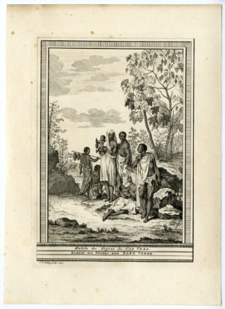 CAPE VERDE-NATIVES-DRESS-AFRICA [Jakob VAN DER SCHLEY after PREVOST, 1747]