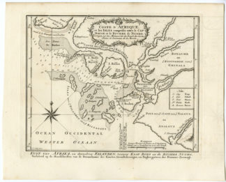 CAP ROUGE-NUNHO-GUINEA BISSAU [Jakob VAN DER SCHLEY after PREVOST-BELLIN, 1747]