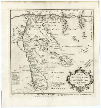 FALEME-SANAGA-SENEGAL-CAMEROON [Jakob VAN DER SCHLEY after PREVOST-BELLIN, 1747]