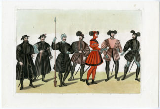 FREDERICK-SAXONY-MIDDLE AGES-COSTUME-38 [After FERRARIO, 1827]