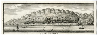 INDONESIA-AMBON-TRADING POST-NIEUW LISSABATTA [After VALENTIJN-VOC, 1724]