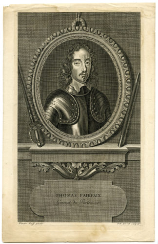 Antique Print-THOMAS FAIRFAX-LORD-CAMERON-POLITICIAN-Van der Werff-Drevet-1697