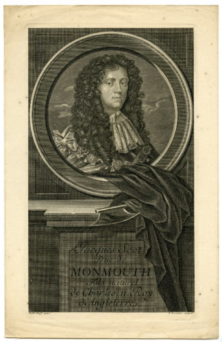 Antique Print-JAMES SCOTT-DUKE OF MONMOUTH-BUCCLEUCH-Werff-Desrochers-1697