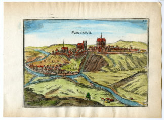 Antique Print-MONTREUIL-FRANCE-VIEW-Tassin-1634