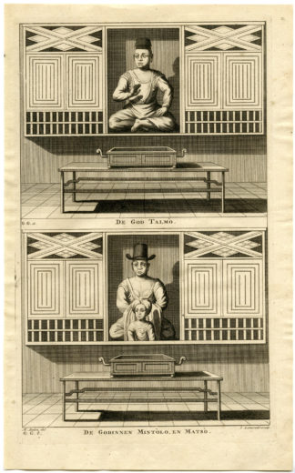 CHINESE DEITY-GOD-BUDDHISM-TALMO-MAZU-INDONESIA-VOC [After VALENTIJN-VOC, 1724]