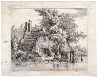 Landscape-Snaetburg-Maarssen [Anthonie BOSCH, 1801]