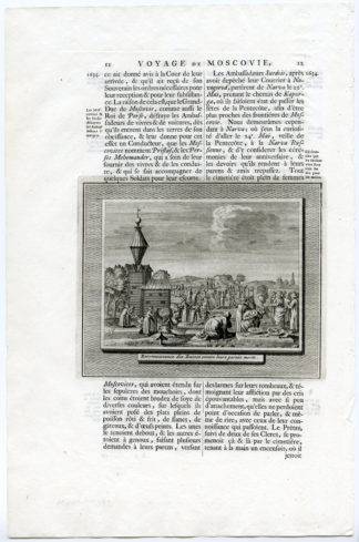 RUSSIA-MOURNING-CEMETARY-GRAVE [After OLEARIUS, 1719]