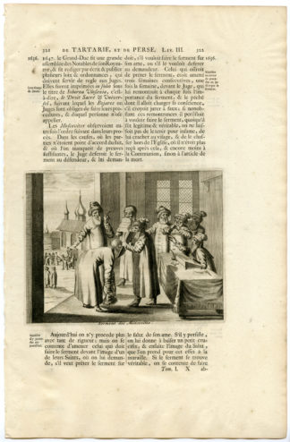 RUSSIA-MUSCOVY-OATH-RELIGION-MUSCOVITES [After DE MANDELSLO, 1719]