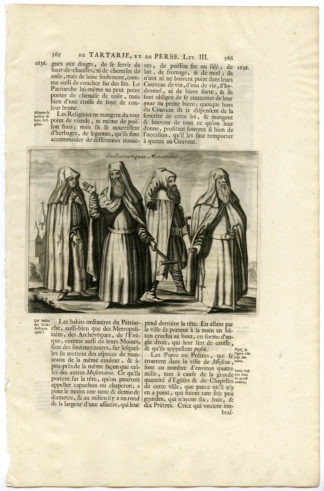 RUSSIA-MUSCOVY-PRIEST-ORTHODOX CHURCH-CLERGY [After DE MANDELSLO, 1719]
