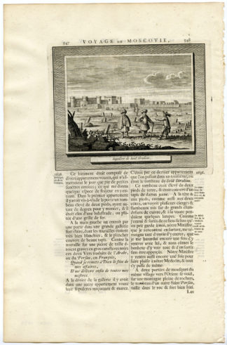 PERSIAN SAINT-SEID IBRAHIM-SEPULCHRE-PYRMARAS [After DE MANDELSLO, 1719]
