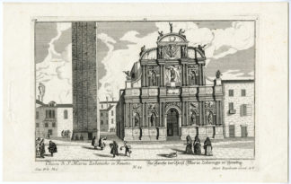 ITALY-VENICE-VIEW-CHIESA DI S. MARIA ZOBENICHO [Martin ENGELBRECHT, c. 1740]