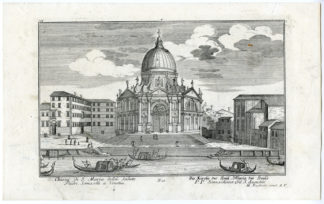 ITALY-VENICE-GRAND CANAL-S. MARIA DELLA SALUTE [Martin ENGELBRECHT, c. 1740]
