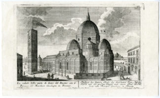 ITALY-FLORENCE-PIAZZA DEL DUOMO-CATHEDRAL [Martin ENGELBRECHT, c. 1740]