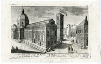 ITALY-FLORENCE-PIAZZA DEL DUOMO-BAPTISTERY [Martin ENGELBRECHT, c. 1740]