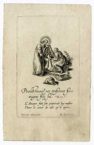 Emblem XXIX-Love Portrait-after Jesus-Painter [After SNYDERS, 1626]