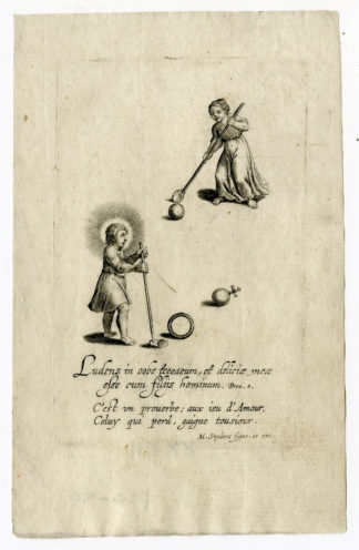 Emblem XXXII-Game of Love-Ball-Ring [After SNYDERS, 1626]