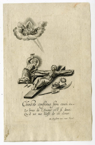 Emblem XXXV-Eternal Love-Crucifixion [After SNYDERS, 1626]