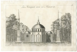 MOSQUE-MINARET-ARCHITECTURE-ISLAM [After LE ROUGE, 1773]