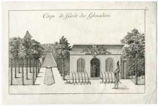 GRENADIER GUARDS-GARDEN-MILITARY-CORPS [After LE ROUGE, 1773]