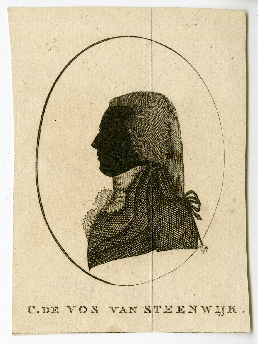 , Antique Print – SILHOUETTE-DE VOS VAN STEENWIJK-BOSVELD-JORDENS-ROGGE – 1799, Pictura Antique Prints