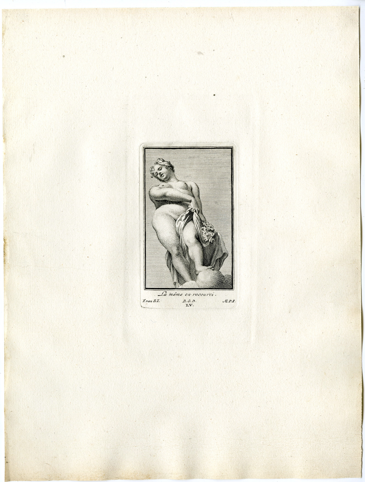 Pco 5632 416x549 Antique Print - FLORA-FLORE-GODDESS-PLANTS-MYTHOLOGY-P.LIV-LV-POOL after BOSSUIT - 1727 - Image 2