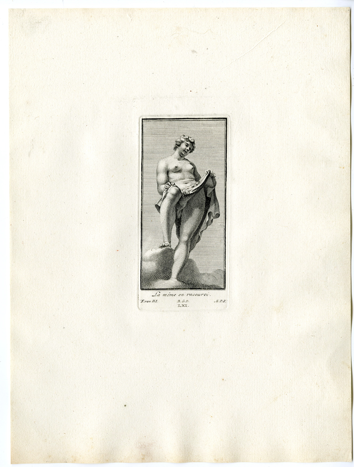 Pco 5638 416x549 Antique Print - FLORA-FLORE-GODDESS-PLANTS-MYTHOLOGY-P.LX-LXI-POOL after BOSSUIT - 1727 - Image 2