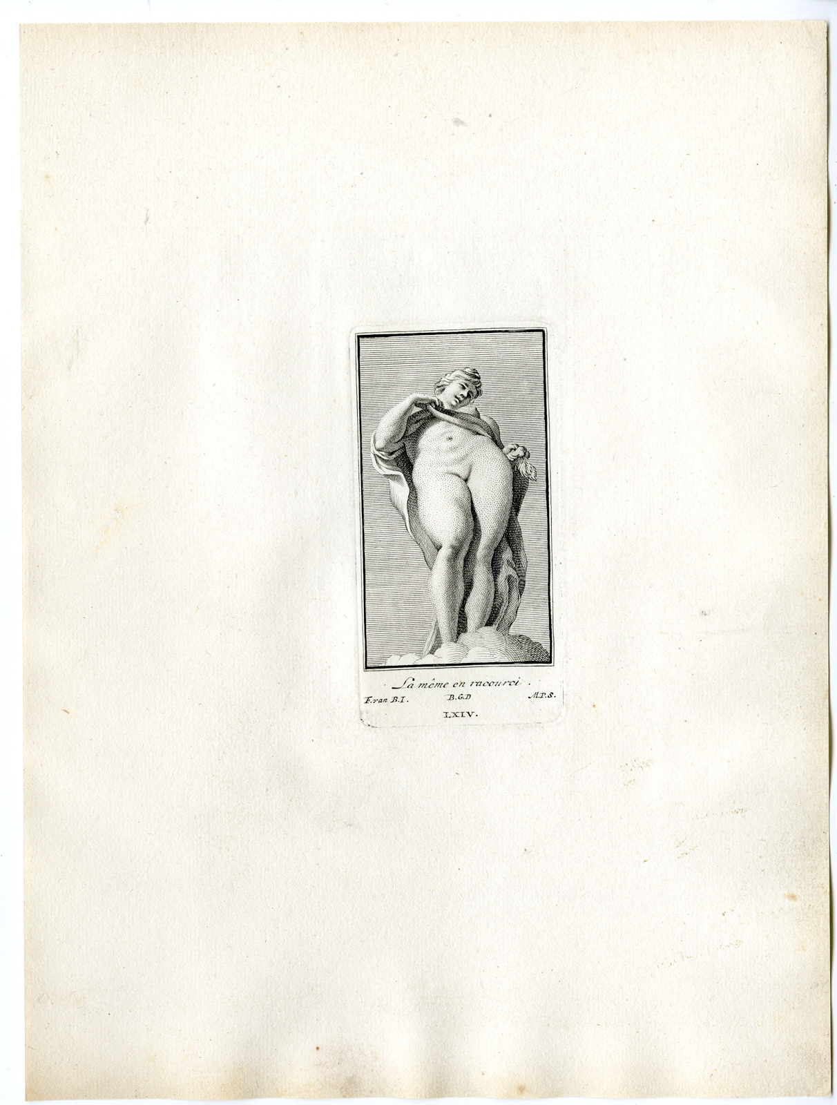 , Antique Print – CERES-GODDESS-AGRICULTURE-MYTHOLOGY-LXII-LXIV-POOL after BOSSUIT – 1727, Pictura Antique Prints
