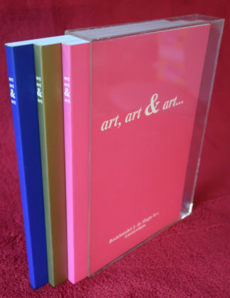 Antique Print - ART, ART & ART  [3 VOLUMES IN TRANSPARENT PERSPEX SLIPCASE]-SCHNEYDERBERG, ERIC J.  [ED.] published by BOEKHANDEL J. DE SLEGTE BV-BINDERIJ PHOENIX. - 1994