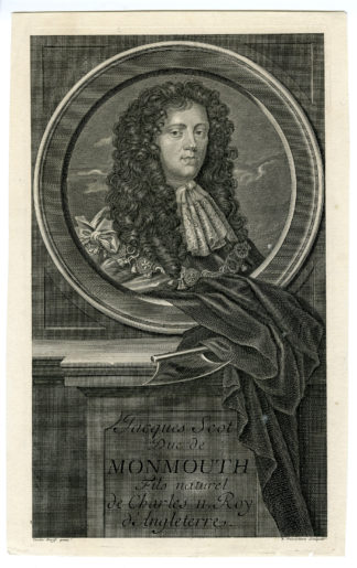 Antique Print - JAMES SCOTT-DUKE OF MONMOUTH-DESROCHERS after WERFF - c.1700