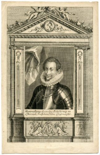 Antique Print - MAXIMILIANUS ERNESTUS-ARCHDUKE-AUSTRIA-WIDEMAN after unknown artist - 1721