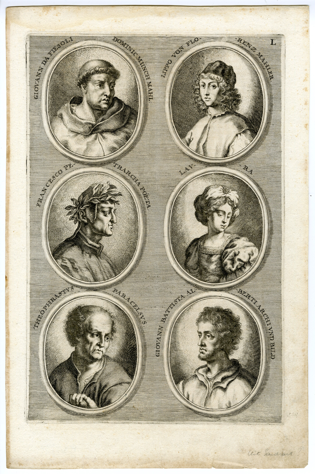 , Antique Print – JOHANN FRIEDRICK-ELECTOR-SAXONIA-ANONYMOUS – 17th.c., Pictura Antique Prints