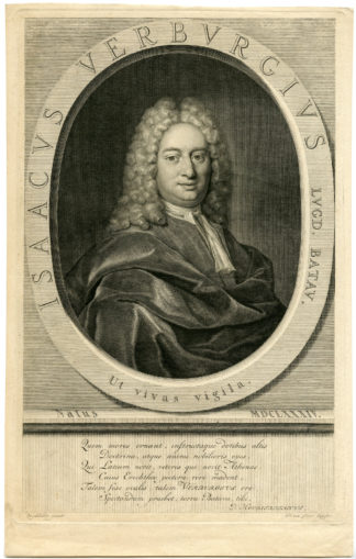 Antique Print - ISAAC VERBURG-AMSTERDAM-LATIN SCHOOL-VAN GUNST after QUINKHARD - c.1720