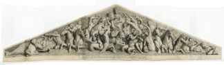 Timpanes - Amsterdam City Hall [Hubertus Quellinus; 1719 ed.]