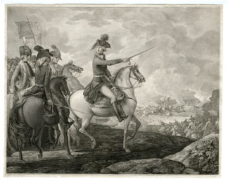Antique Print - ARCHDUKE-DUKE OF TESCHEN-AUSTRIA-BATTLE WÜRZBURG-DURMER after KININGER - c.1800
