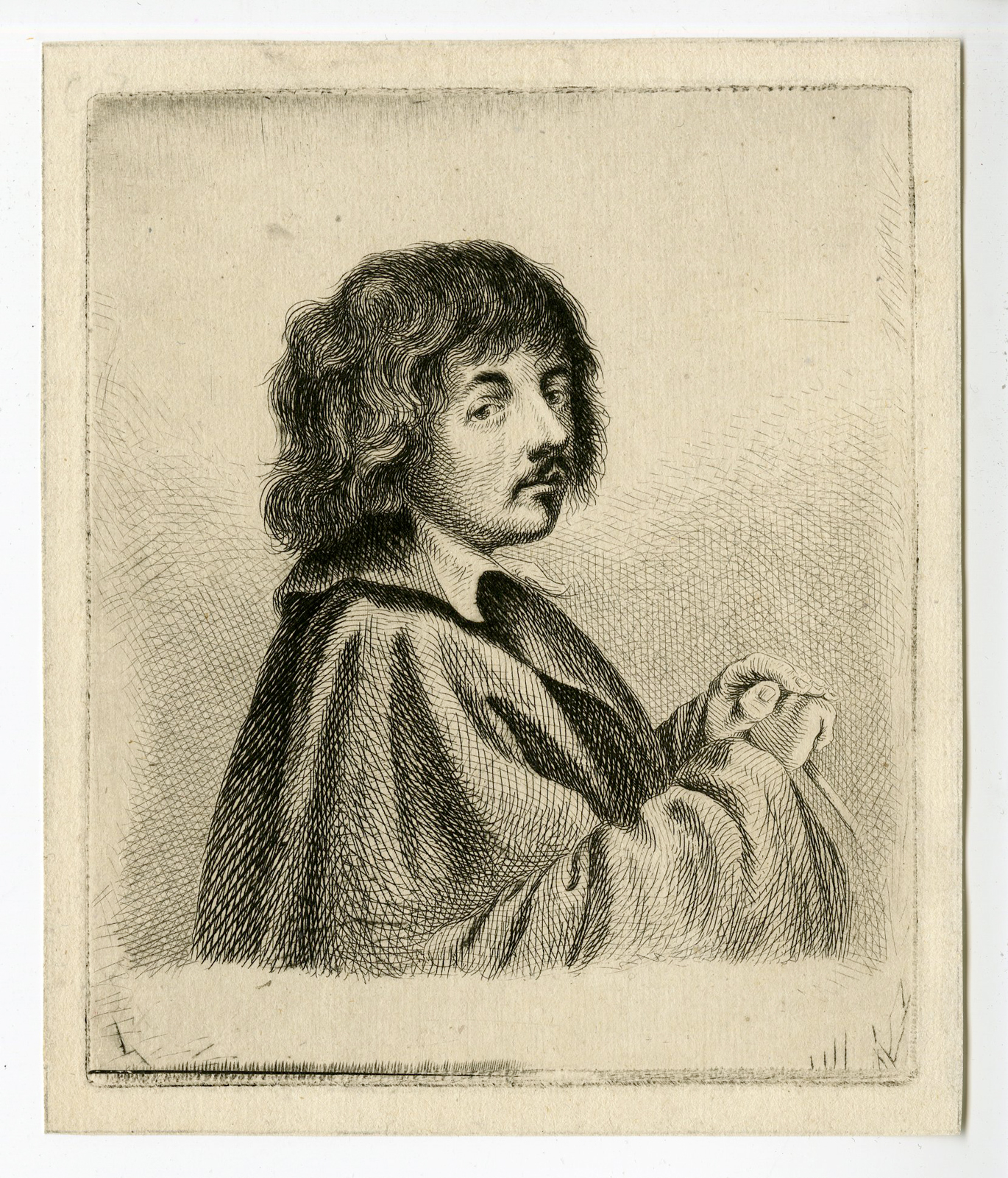 , Antique Print – PORTRAIT JAN LIEVENS-BARTSCH – 18th.c., Pictura Antique Prints