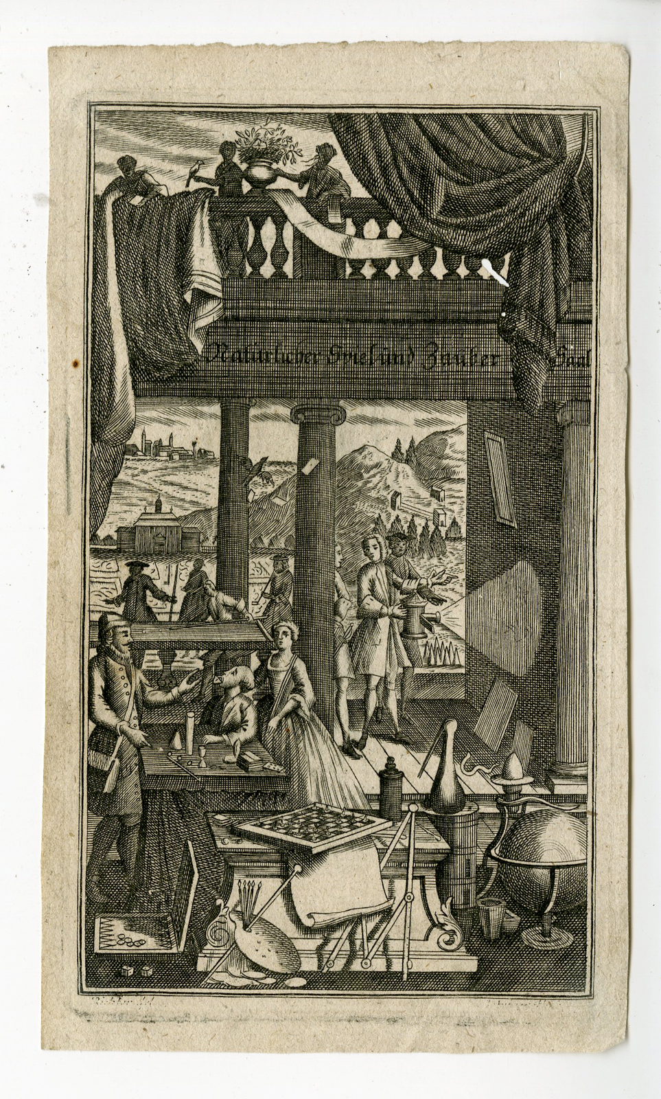 , Antique Print – MAGIC ROOM-LANTERN-ALCHEMY-SIMON WITGEEST – 1654, Pictura Antique Prints