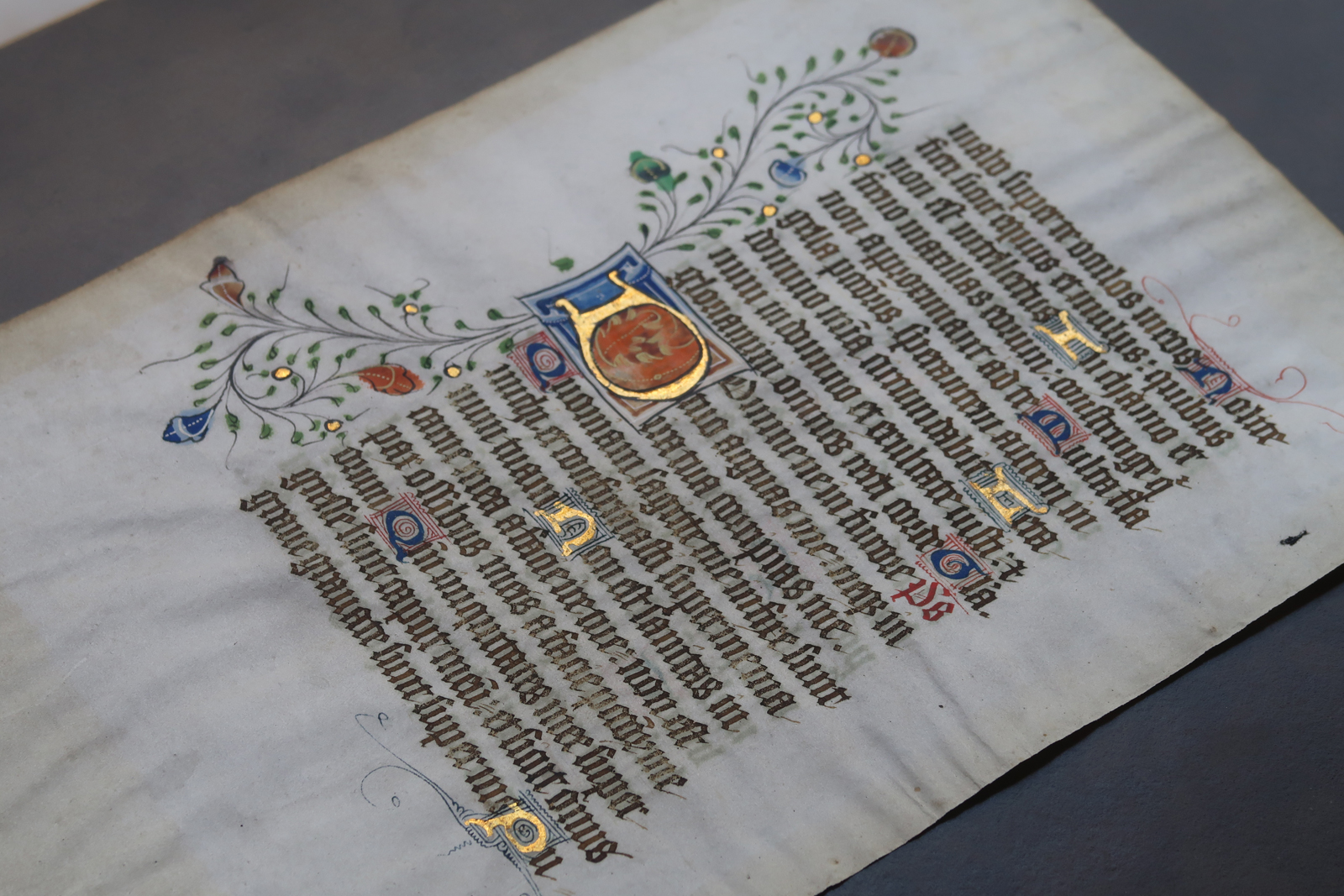 Pco 6710d1 416x277 Antique Medieval - ILLUMINATED MANUSCRIPT-BOOK OF HOURS-ANONYMOUS - 15th.c.