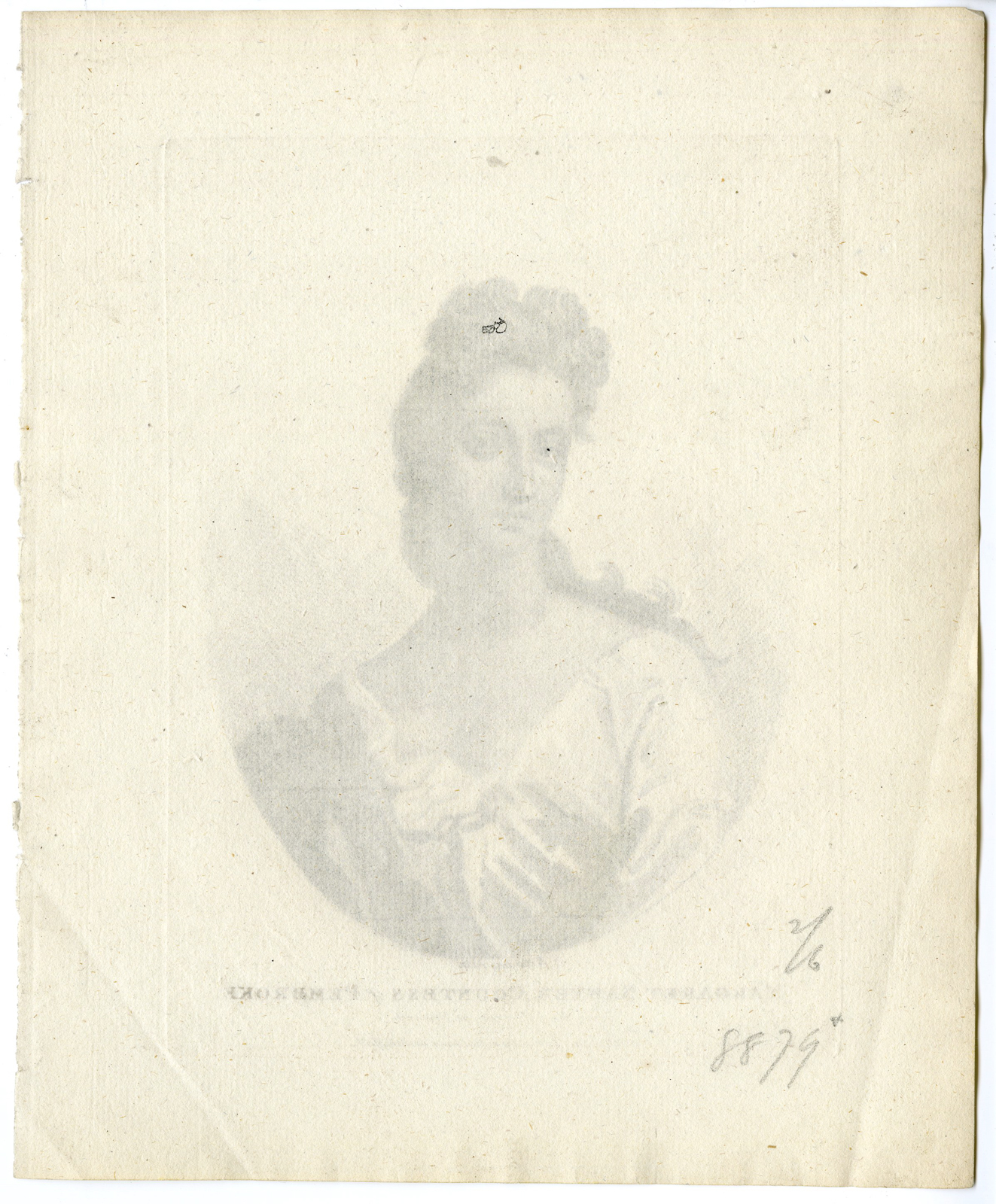 , Antique Print – PORTRAIT-MARGARET SAWYER-HARDING after DAHL – 1794, Pictura Antique Prints