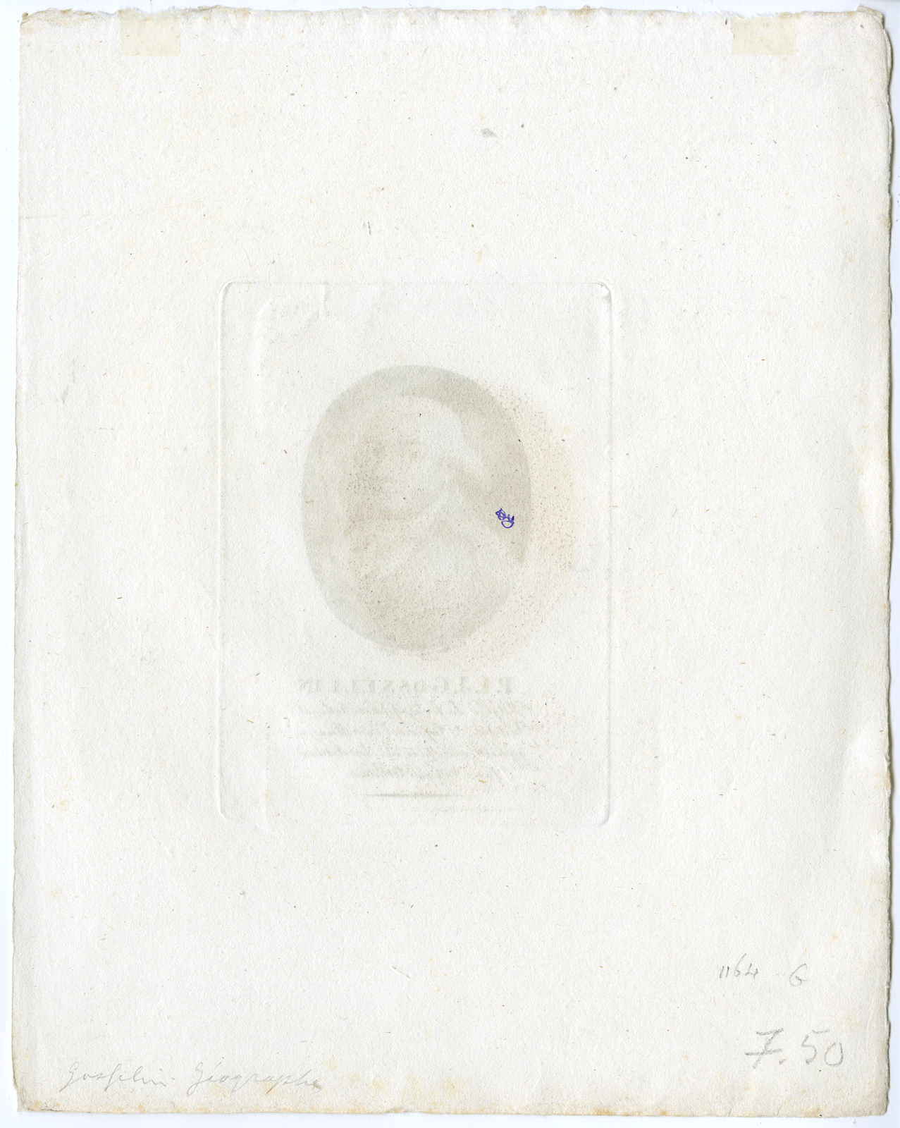 , Antique Print – PASCAL GOSSELLIN-GEOGRRAPHER-PORTRAIT-WESTERMAYR after CLESS – c.1800, Pictura Antique Prints