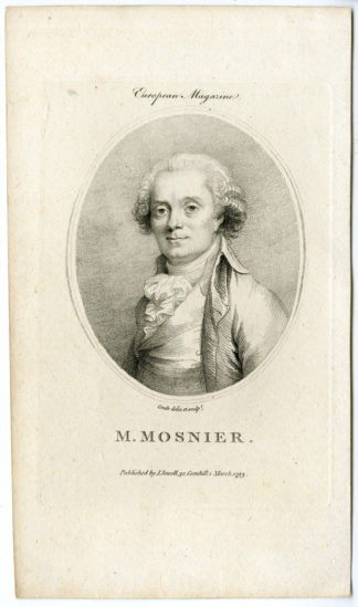 Antique Print - JEAN-LAURENT MOSNIER-FRENCH PAINTER-CONDE after own design - 1793