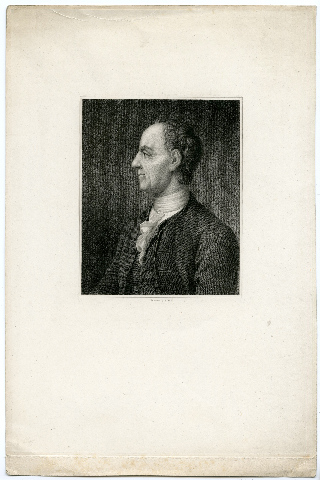 , Antique Print – LEONHARD EULER-MATHEMATIC-PHYSICIST-HOLL after LORGNA – 19th.c., Pictura Antique Prints