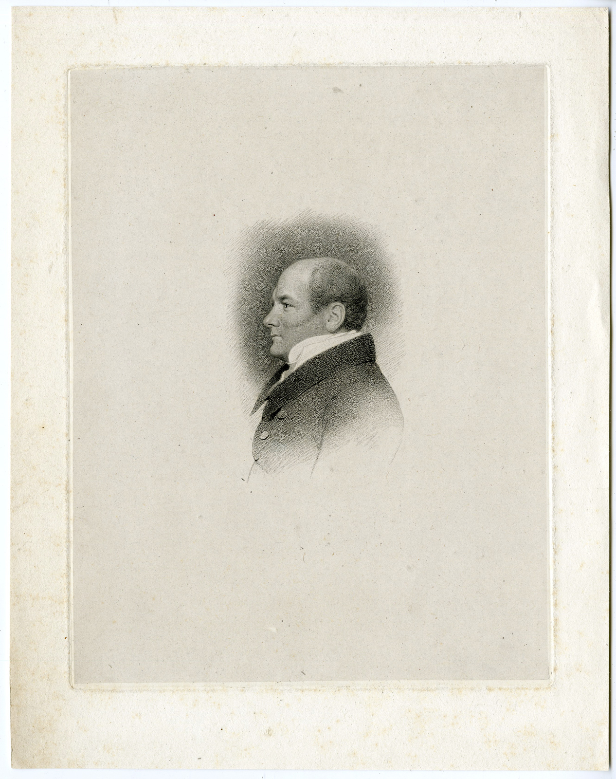 , Antique Print – CHARLES CALVERT-LANDSCAPE-PAINTER-HOLL after WIVELL – 1823, Pictura Antique Prints