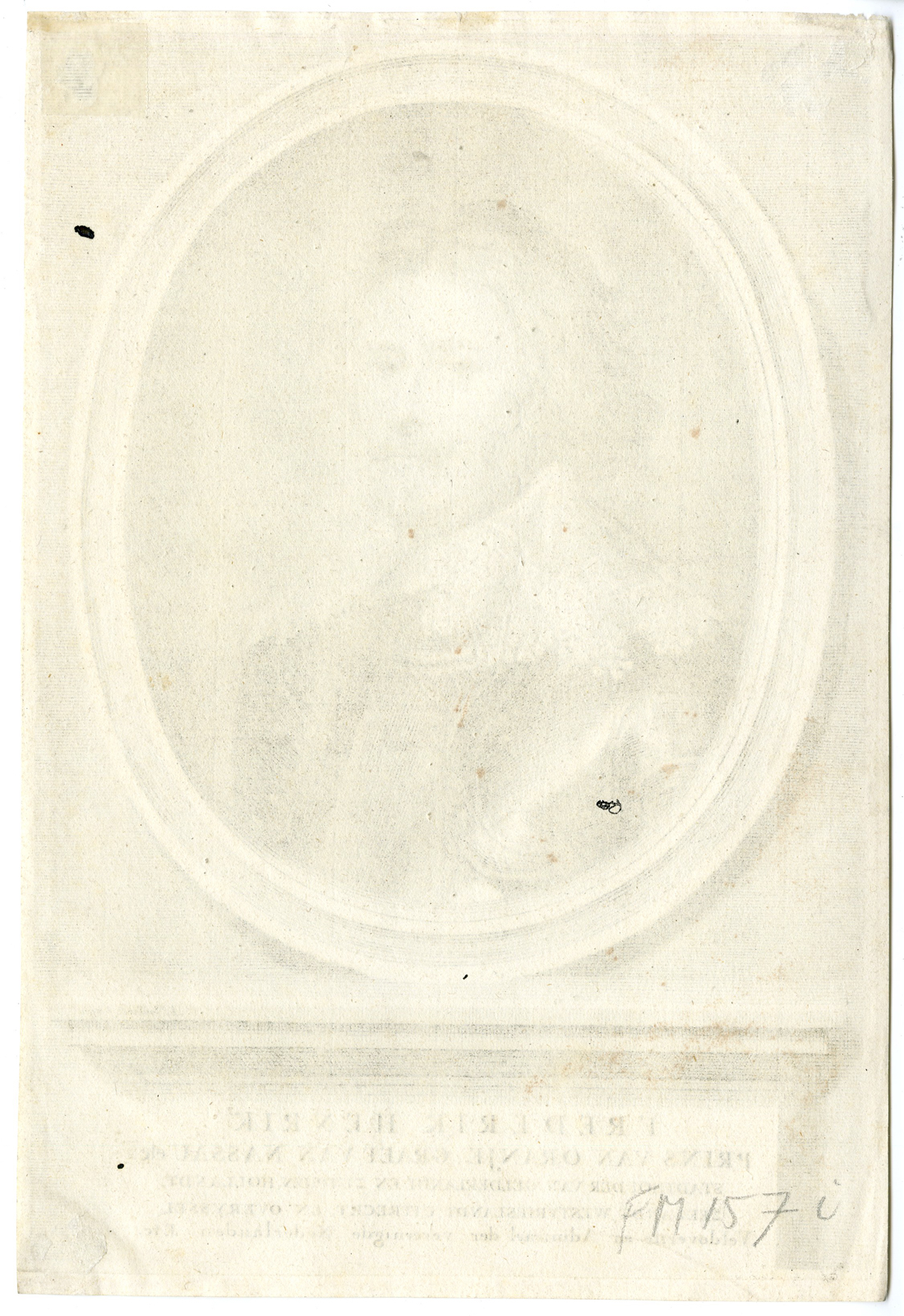 , Antique Print – FREDERIK HENRIK-NASSAU ORANJE-STADTHOUDER-VAILLANT after unknown artist – ca.1680, Pictura Antique Prints