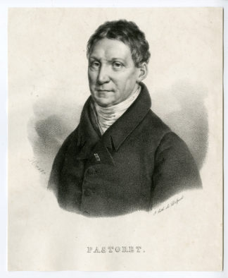 Antique Print - PASTORET-LAWYER-AUTHOR-POLITICIAN-PORTRAIT-DELPECH after HESSE -