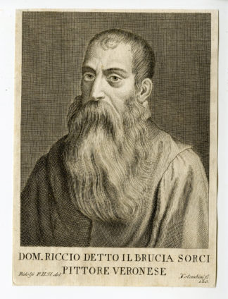 Antique Print - DOMENICO DEL RICCIO-BRUSASORCI-COLOMBINI after RIDOLFI - c.1770