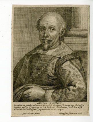 Antique Print - GUIDO RENI-PAINTER-BOLOGNESE SCHOOL-POTRAIT-MEYSSENS after RHENUS  - 1694